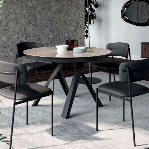 Masa pentru dining extensibila Ozzio Italia, Emisfero